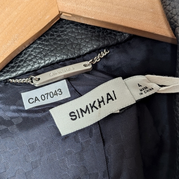 JONATHAN SIMKHAI Cropped Wool Blazer Size 4 - Picture 15 of 16